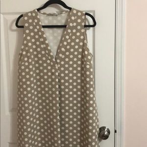 Mango polka dot dress